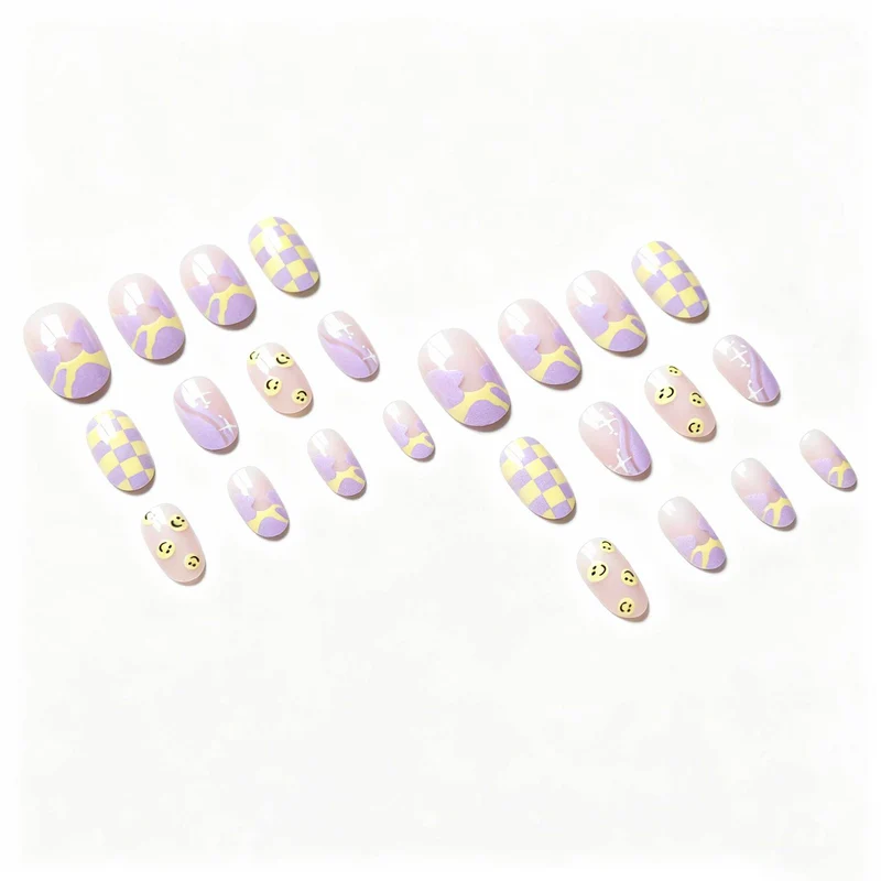 Künstlerisches gemustertes Gel Nagelkunst