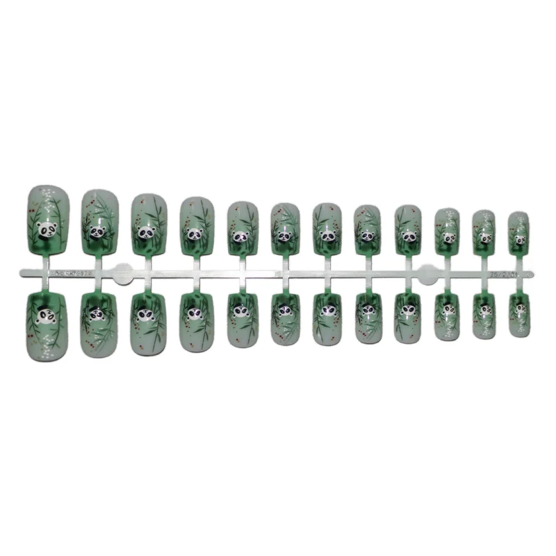 Künstlerisches Panda Nagelkunst Set