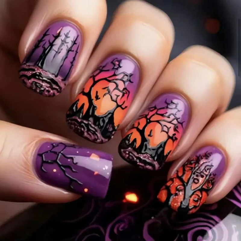 Künstlerisches Halloween Nagelkunst Set