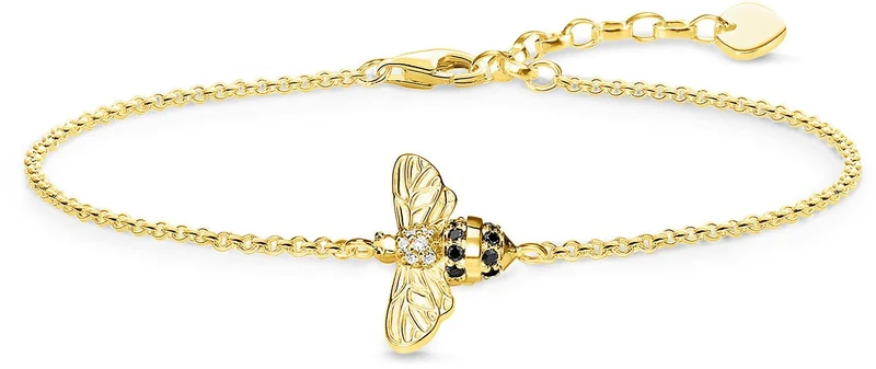 Armband Biene - 750 Gelbgold Vergoldung