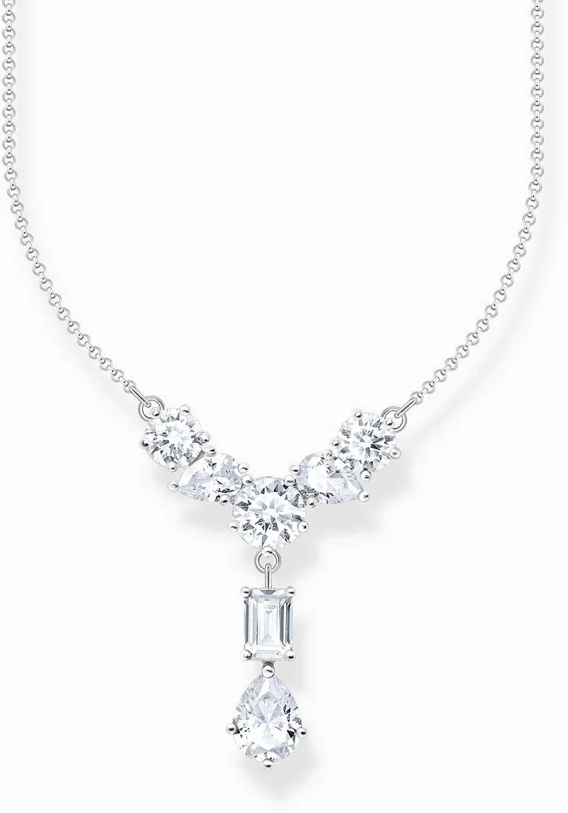 Halskette mit Steinen besetzt - Thomas Sabo Modell: KE2195-051-14