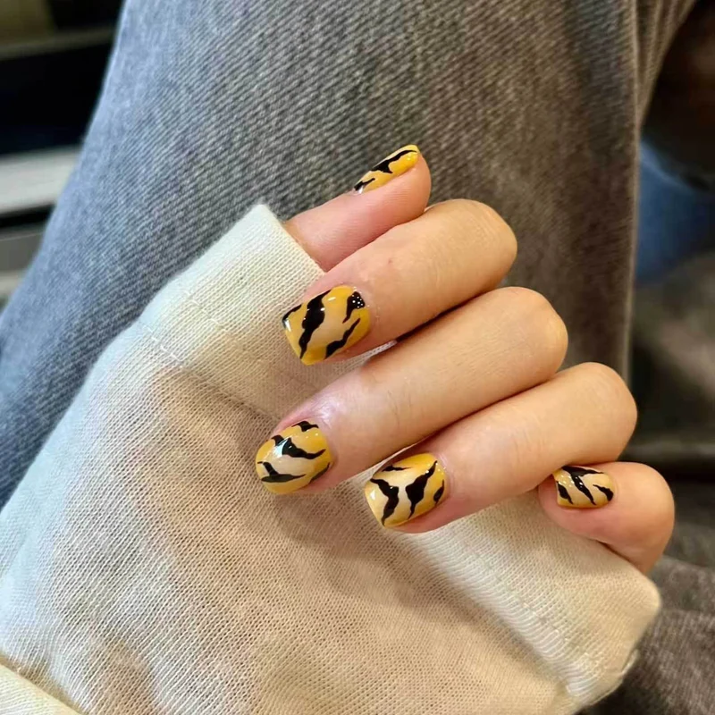 Abstract Animal Print Nagel Kunst Design Kit