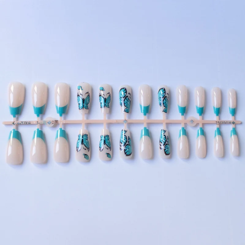 Künstlerisches Schmetterling Nagelkunstset