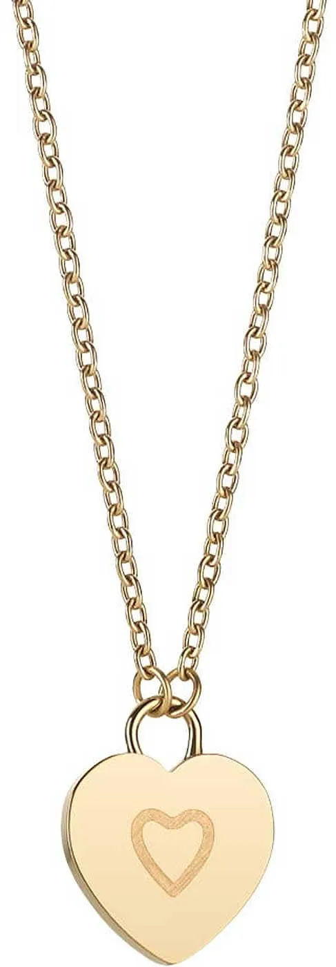 Halskette aus Edelstahl mit Herz Anhänger - Bering Jewelry Modell: 431-27-450