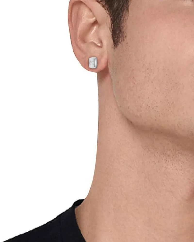 Boss Jewelry 1580473 - Herren Ohrstecker YANN mit Boss Schriftzug