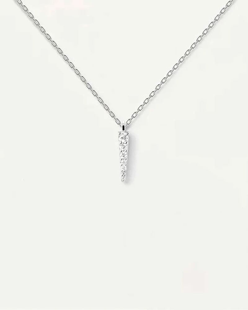Peak Halskette mit spitz zulaufendem Anhänger - 925 Sterlingsilber