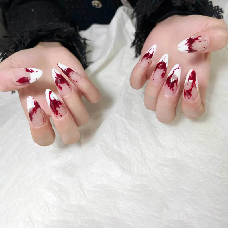 Künstlerisches Blutstropfen Nagelkunstset