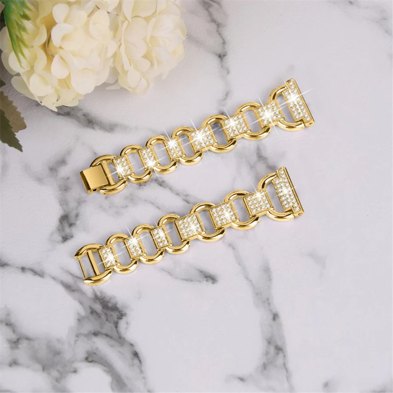Unglaublich haltbar Universell Metall und Strass armband