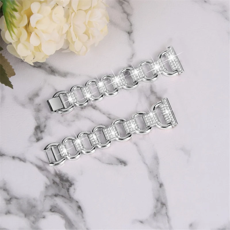 Unglaublich haltbar Universell Metall und Strass armband