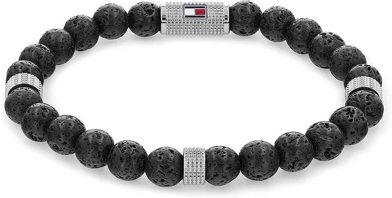 Perlenarmband aus Lavasteinen für Herren Tommy Hilfiger 2790435