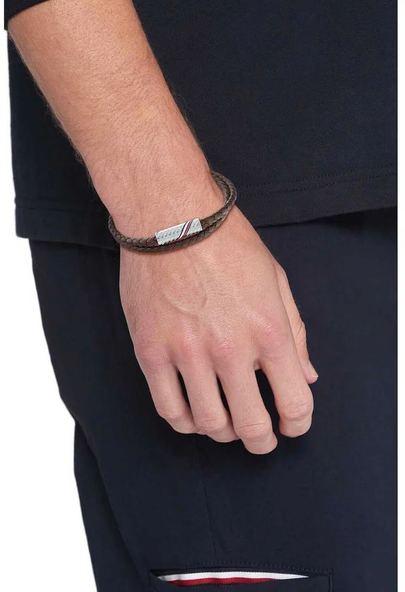 Geflochtenes Lederarmband - Tommy Hilfiger Modell: 2790468
