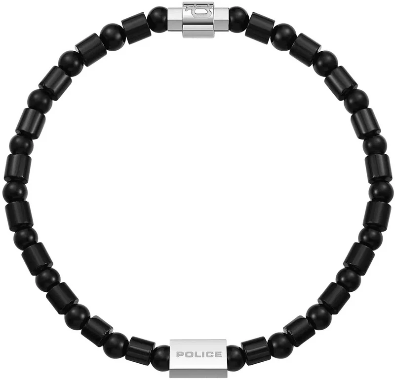 URABAN COLOR Gummizugarmband mit Beads - Police Modell: PEAGB0001311