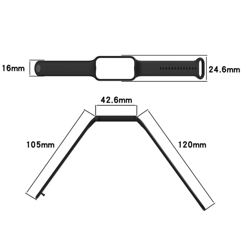 Mega angenehm Amazfit Band 7 Plastik armband