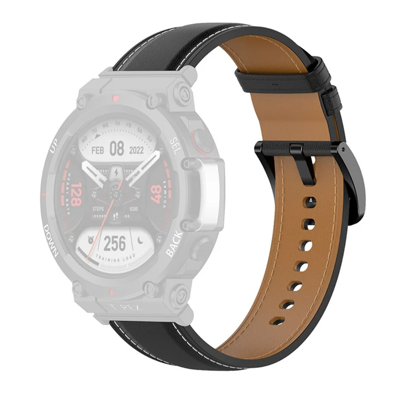 Supersauber Amazfit T-Rex 2 Echtes Leder armband