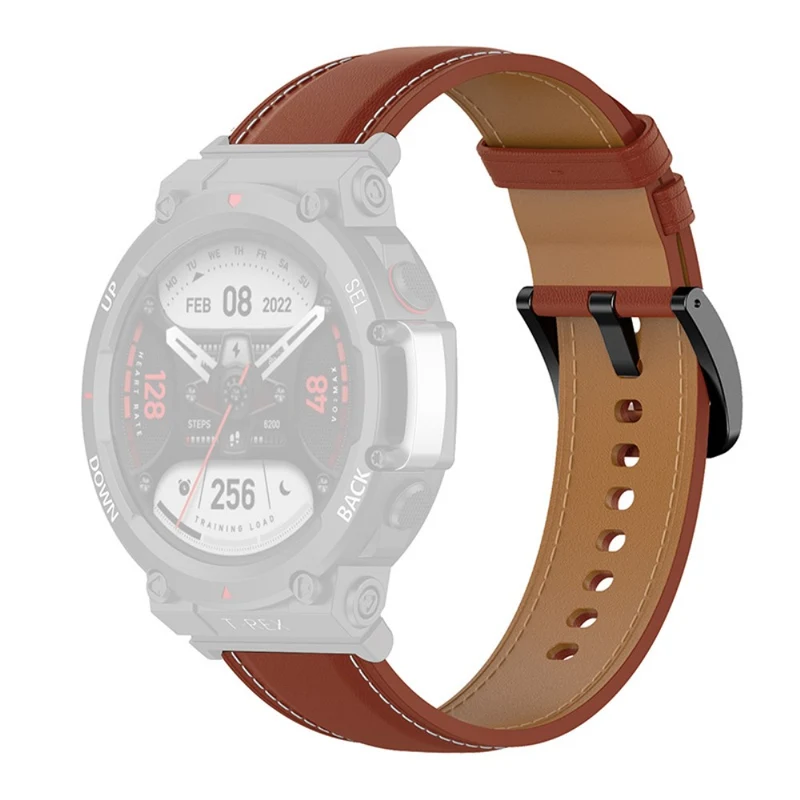 Supersauber Amazfit T-Rex 2 Echtes Leder armband