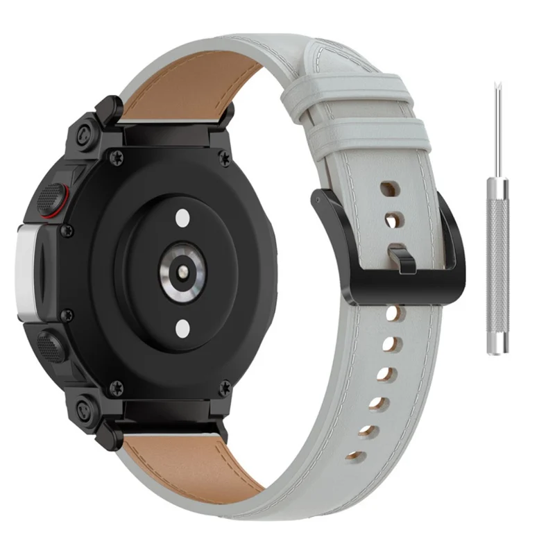 Supersauber Amazfit T-Rex 2 Echtes Leder armband