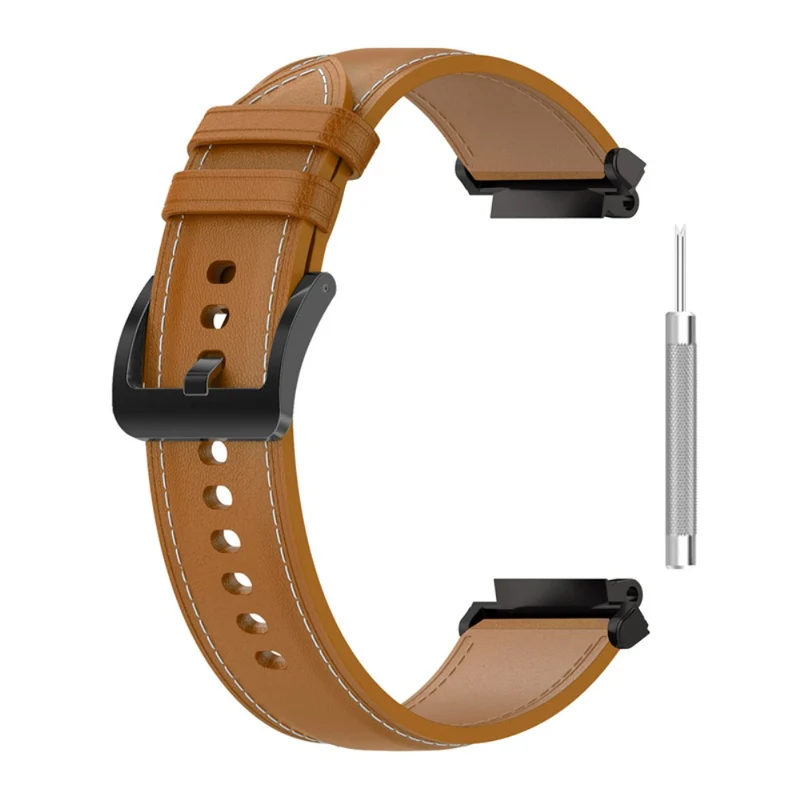 Supersauber Amazfit T-Rex 2 Echtes Leder armband