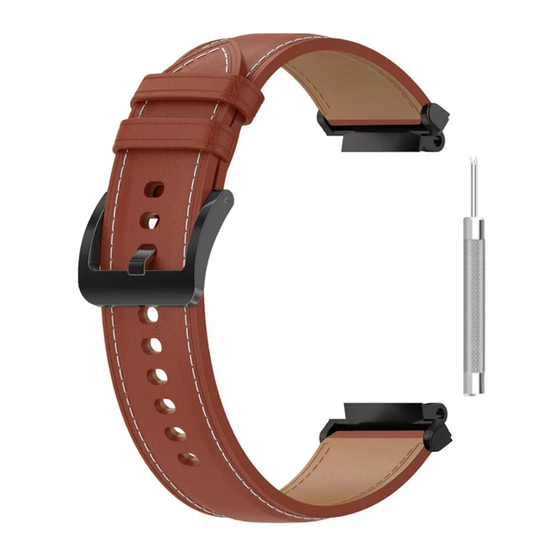 Supersauber Amazfit T-Rex 2 Echtes Leder armband