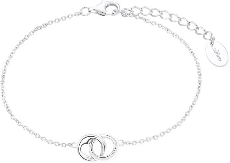 Armband mit Anhänger Kreis mit Herz - s.Oliver Jewelry Modell: 2035755