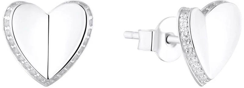 Ohrstecker mit Herzen und Steinen - s.Oliver Jewelry Modell: 2035757