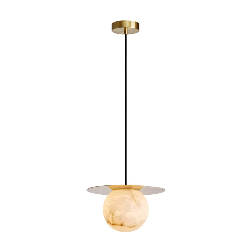 Moderne Marmor Kugel Pendelleuchte