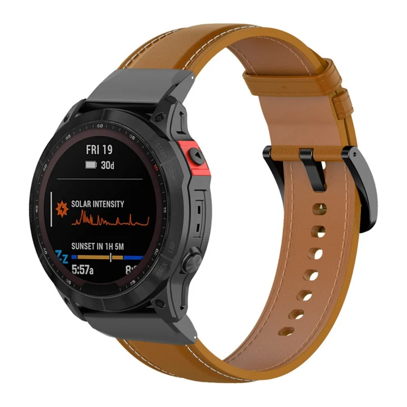 Absolut robust Universell Garmin Echtes Leder armband