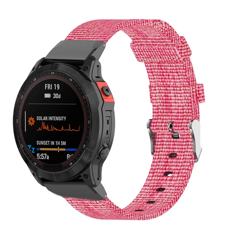 Unglaublich robust Universell Garmin Textil / Nylon armband