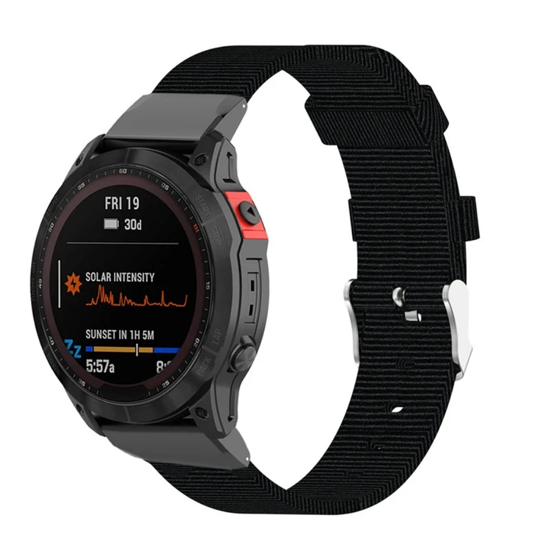 Unglaublich robust Universell Garmin Textil / Nylon armband
