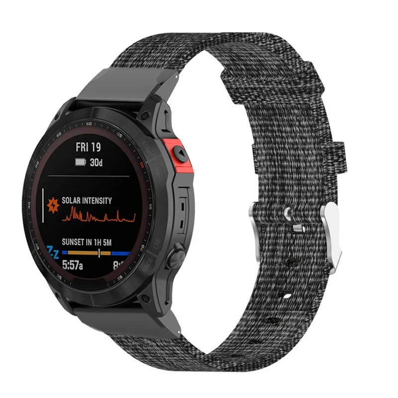 Unglaublich robust Universell Garmin Textil / Nylon armband