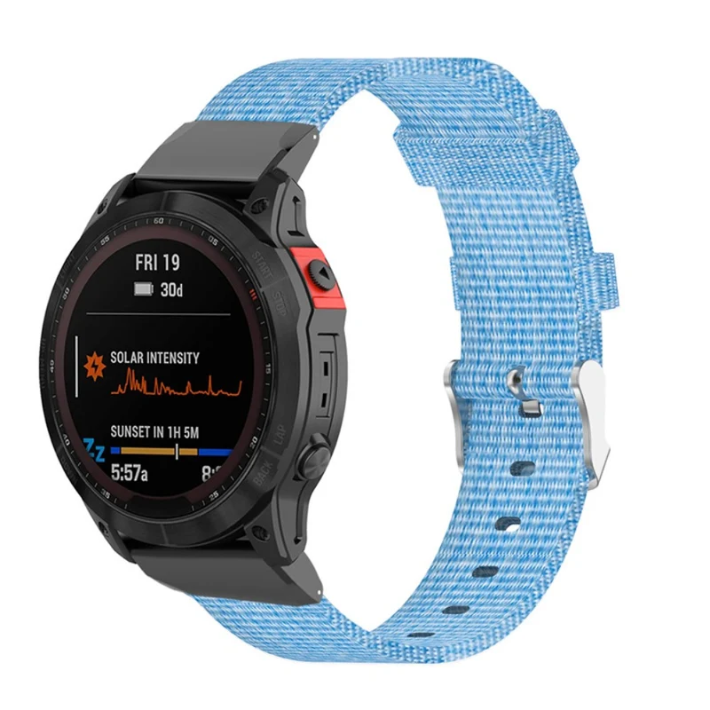 Unglaublich robust Universell Garmin Textil / Nylon armband