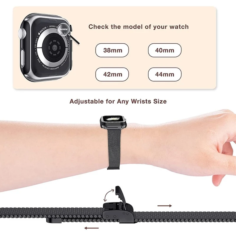 Modisch Universell Apple Metall, Plastik und Strass armband