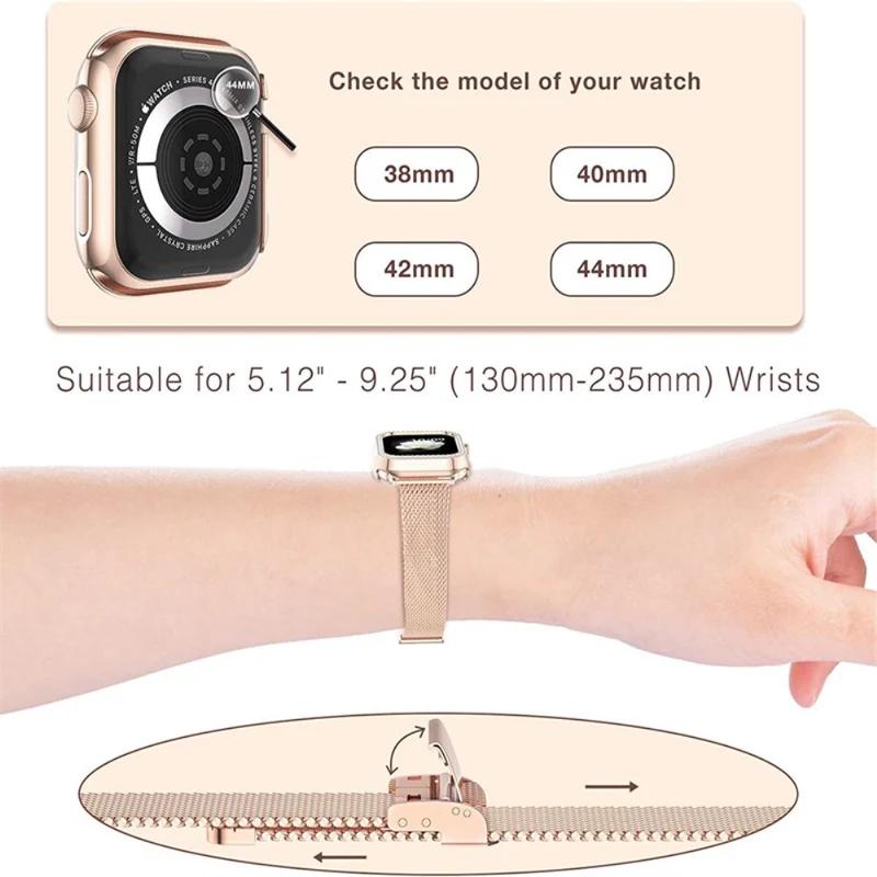 Modisch Universell Apple Metall, Plastik und Strass armband