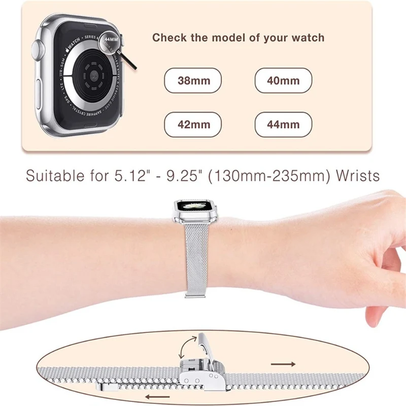 Modisch Universell Apple Metall, Plastik und Strass armband