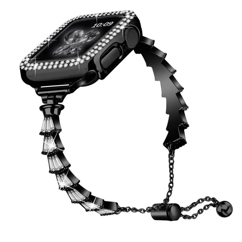Super gut Universell Apple Metall und Strass armband