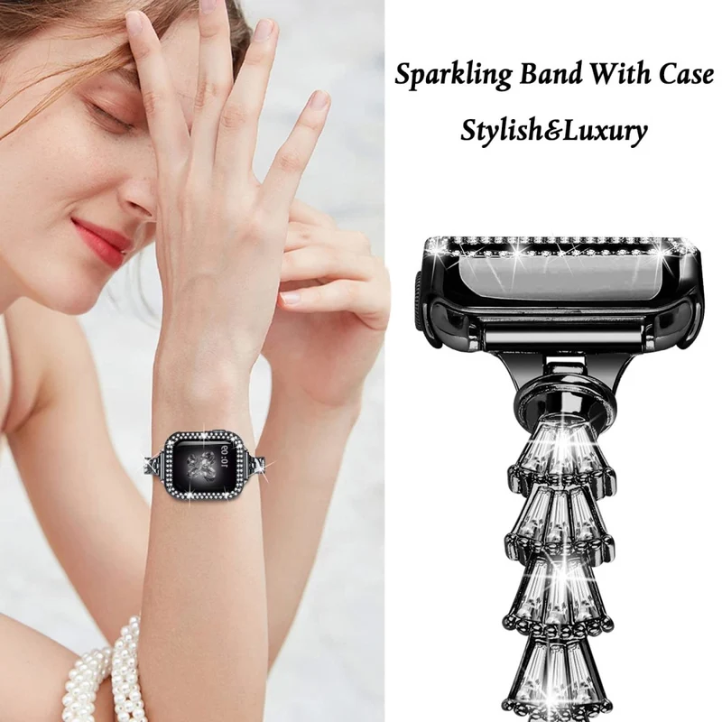 Super gut Universell Apple Metall und Strass armband