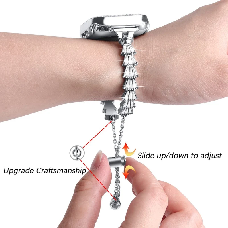 Super gut Universell Apple Metall und Strass armband