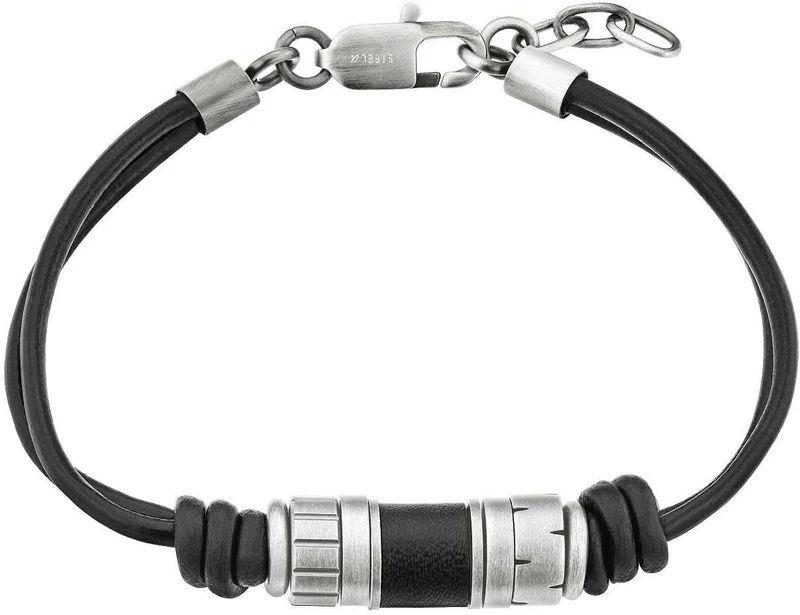 Lederarmband mit Beads - s.Oliver Jewelry Modell: 2038007