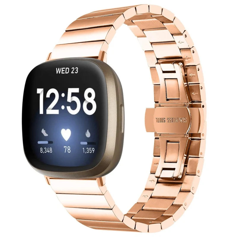 Stark Fitbit Sense 2 / Fitbit Versa 4 Metall armband