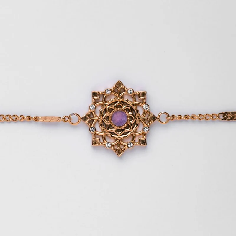 Aphonia Armband mit Schneeflocken Anhänger - Holzkern Modell: Jewelry