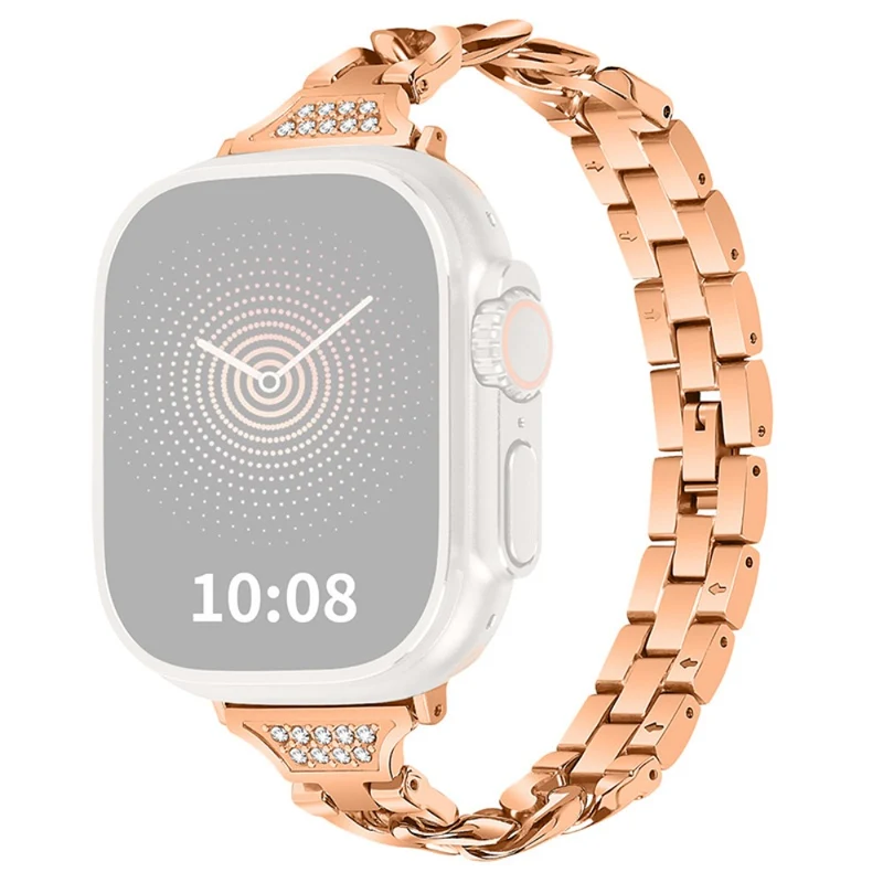 Auffallend gut Universell Apple Metall und Strass armband