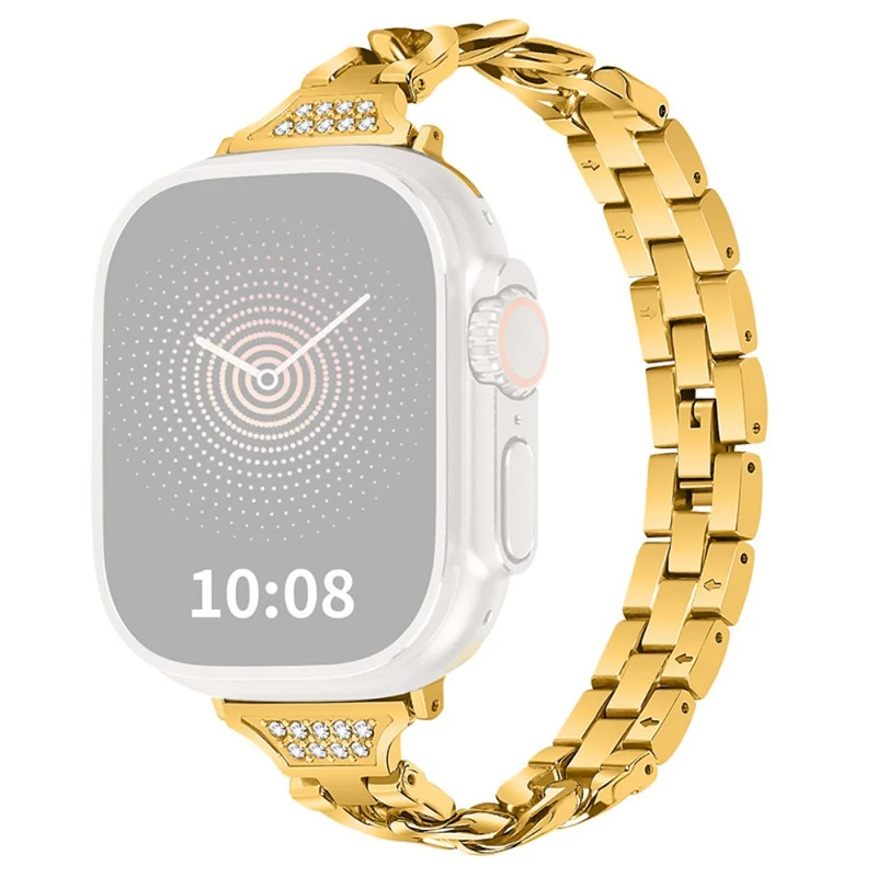Auffallend gut Universell Apple Metall und Strass armband