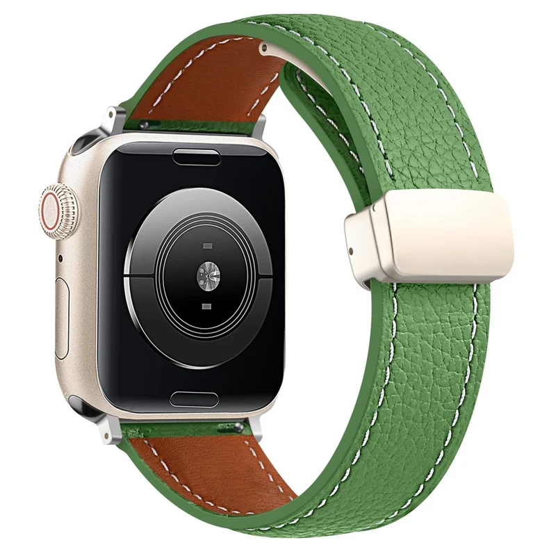 Modisch Universell Apple Echtes Leder armband
