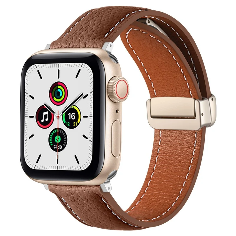 Modisch Universell Apple Echtes Leder armband