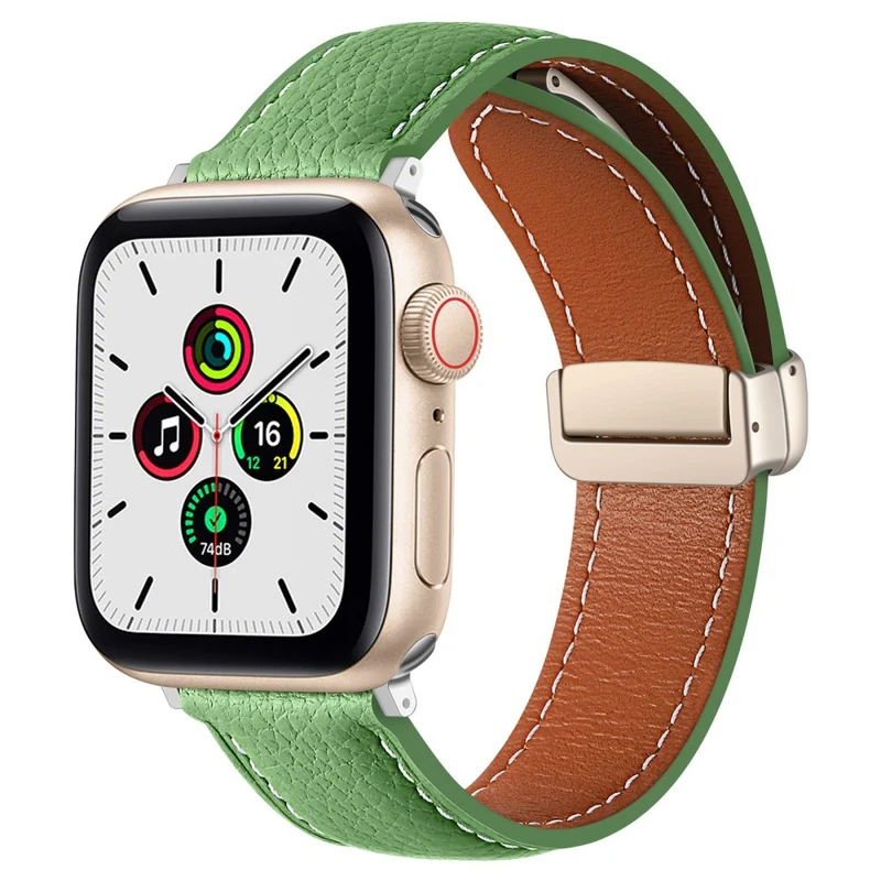 Modisch Universell Apple Echtes Leder armband