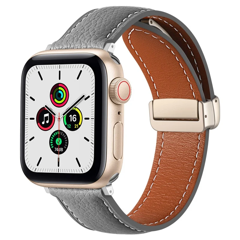 Modisch Universell Apple Echtes Leder armband