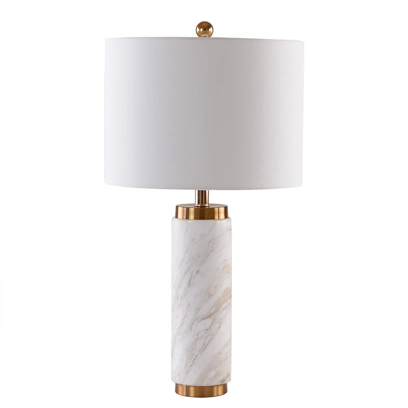 Moderne Marmorbasis Tischlampe