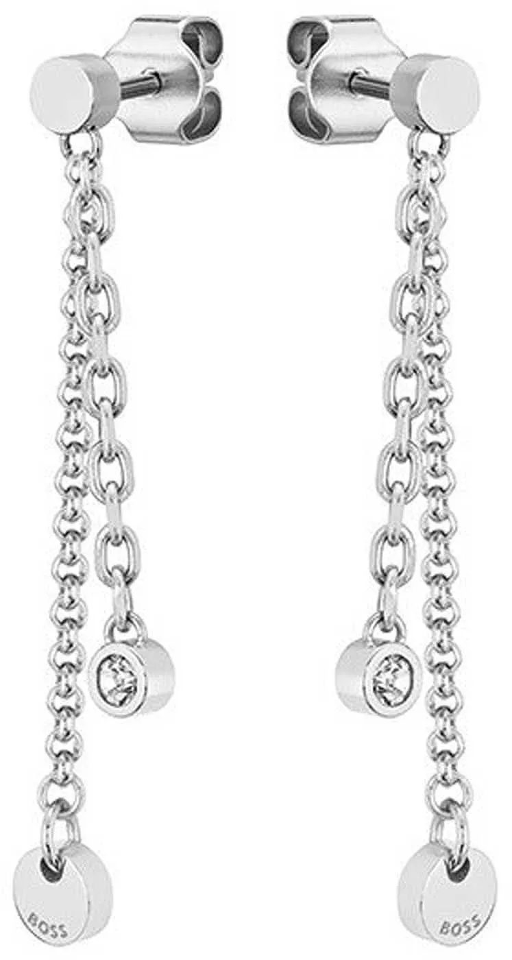 Boss Jewelry 1580332 - Ohrhänger IRIS mit runden Anhängern und Stein