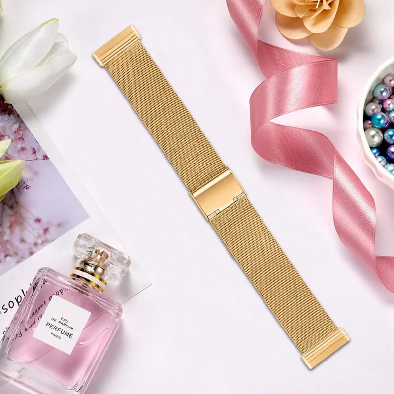 Entzückend Fitbit Sense 2 / Fitbit Versa 4 Metall armband