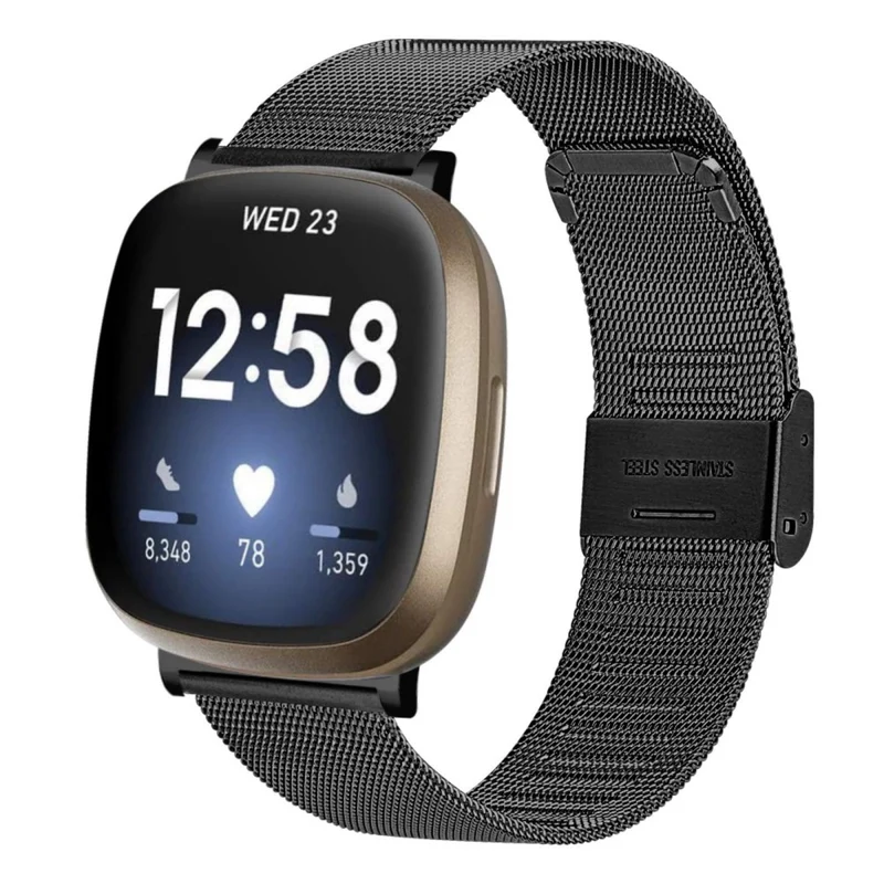 Entzückend Fitbit Sense 2 / Fitbit Versa 4 Metall armband