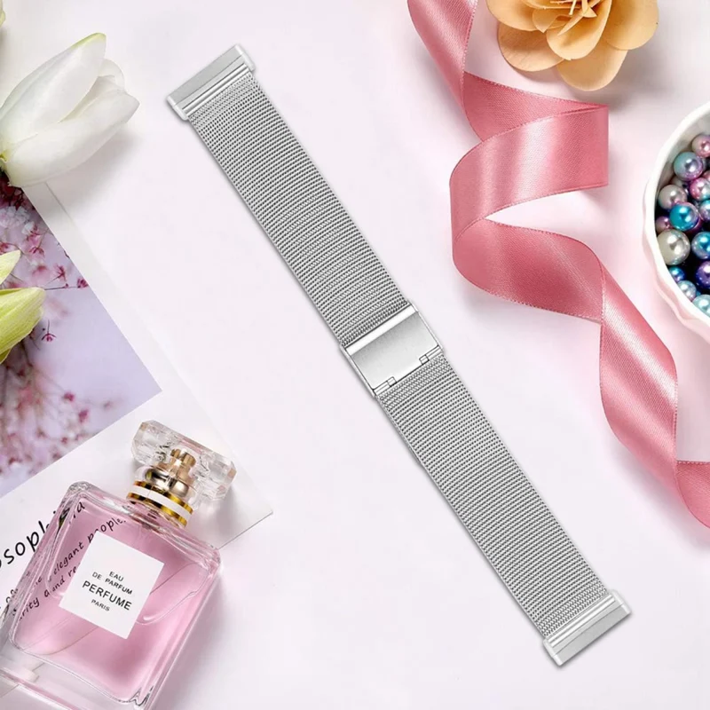 Entzückend Fitbit Sense 2 / Fitbit Versa 4 Metall armband